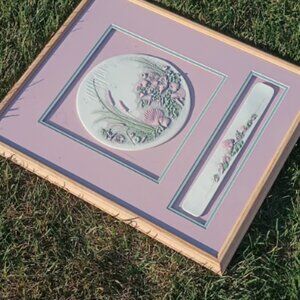 Cricket Floral Flower Hand Crafted Pottery Art Print Numbered Signed